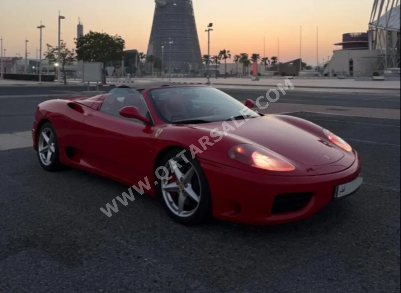 Ferrari 360 Spider 2005 Automatic 29,000 Km 8 Cylinder All Wheel Drive (AWD) Coupe / Sport Red