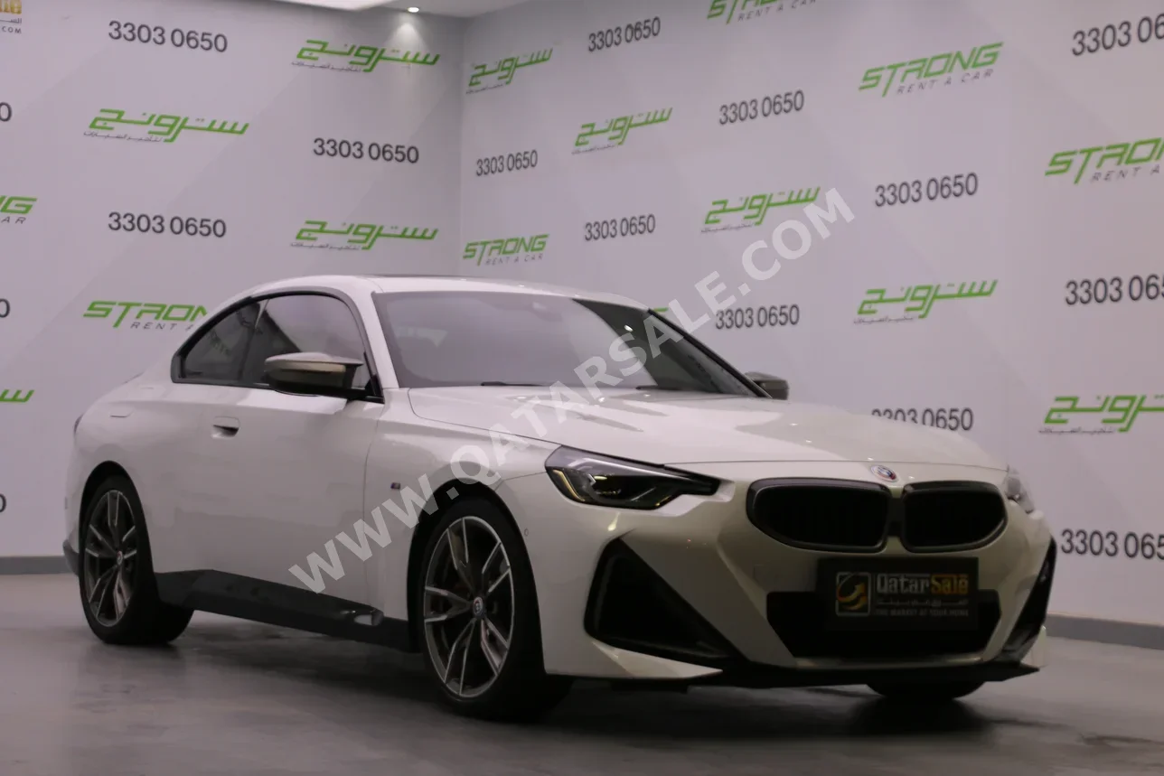 BMW  M-Series  2  2022  Automatic  60,000 Km  6 Cylinder  Rear Wheel Drive (RWD)  Coupe / Sport  White  With Warranty