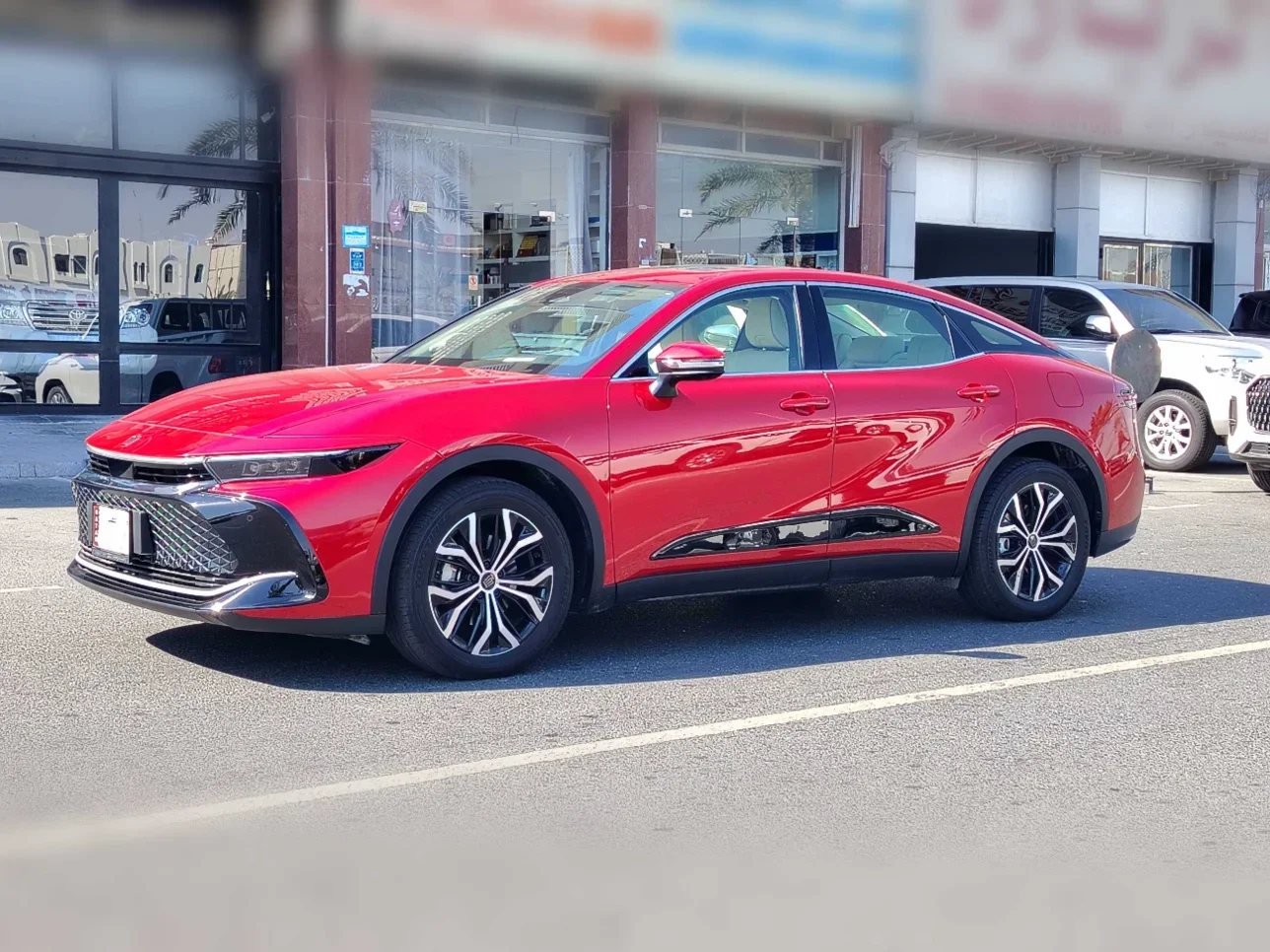 Toyota Crown Hybrid 2023 Automatic 19,000 Km 4 Cylinder Rear Wheel Drive (RWD) Sedan Red With Warranty