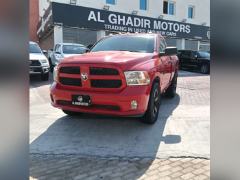 دودج  رام  1500  2017  اوتوماتيك  163,000 كم  8 سلندر  دفع رباعي  بيكب  أحمر