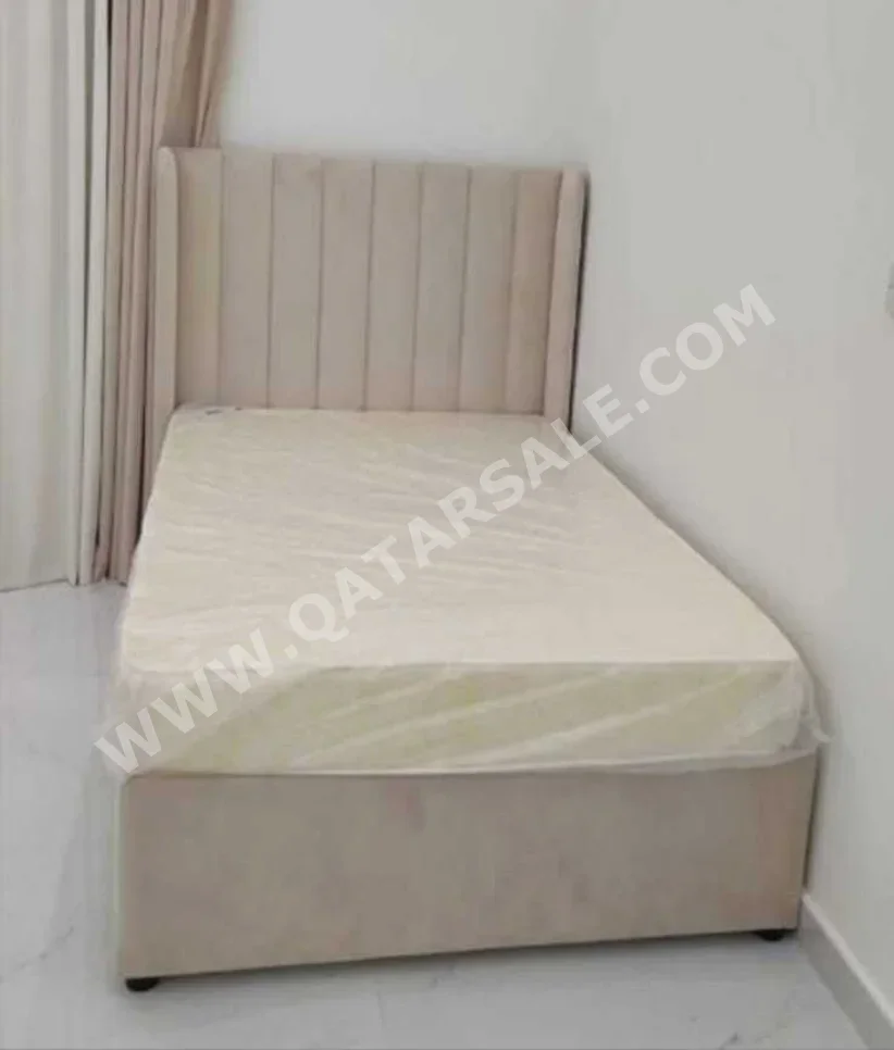 Beds - Single - Yellow - Mattress Included