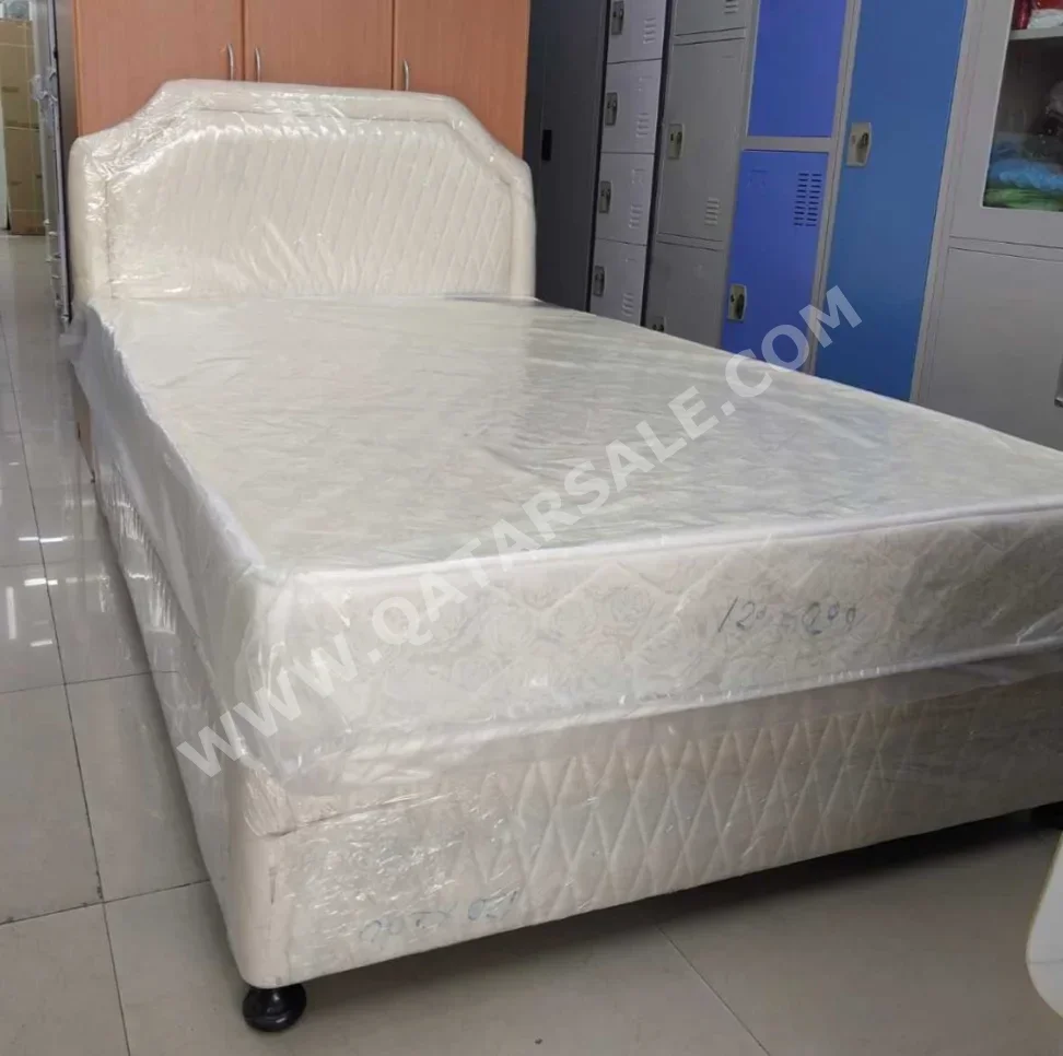 Beds - Single - Yellow - Mattress Included