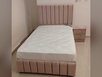 Beds - Single  - Pink  - With Bedside Table