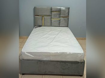 Beds - Single - Gray - Mattress Included
