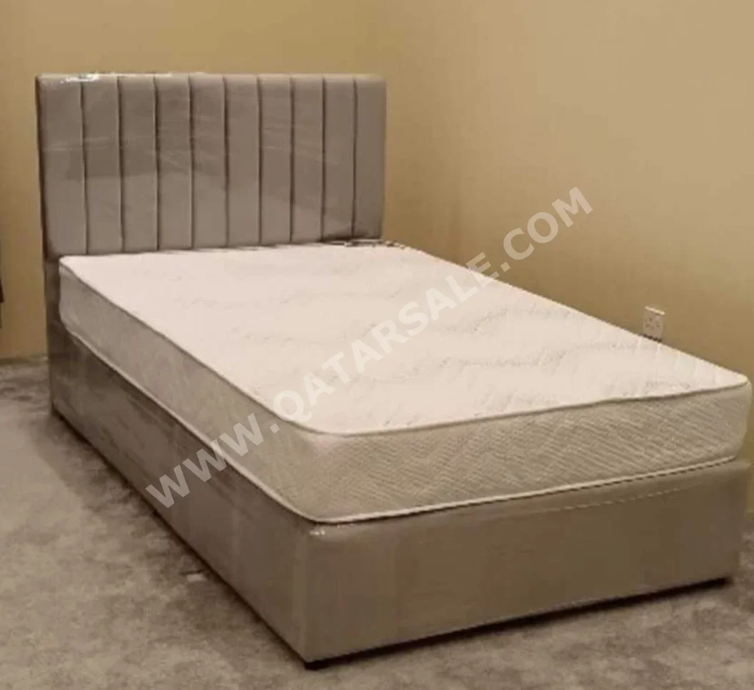 Beds - Single - Yellow - Mattress Included