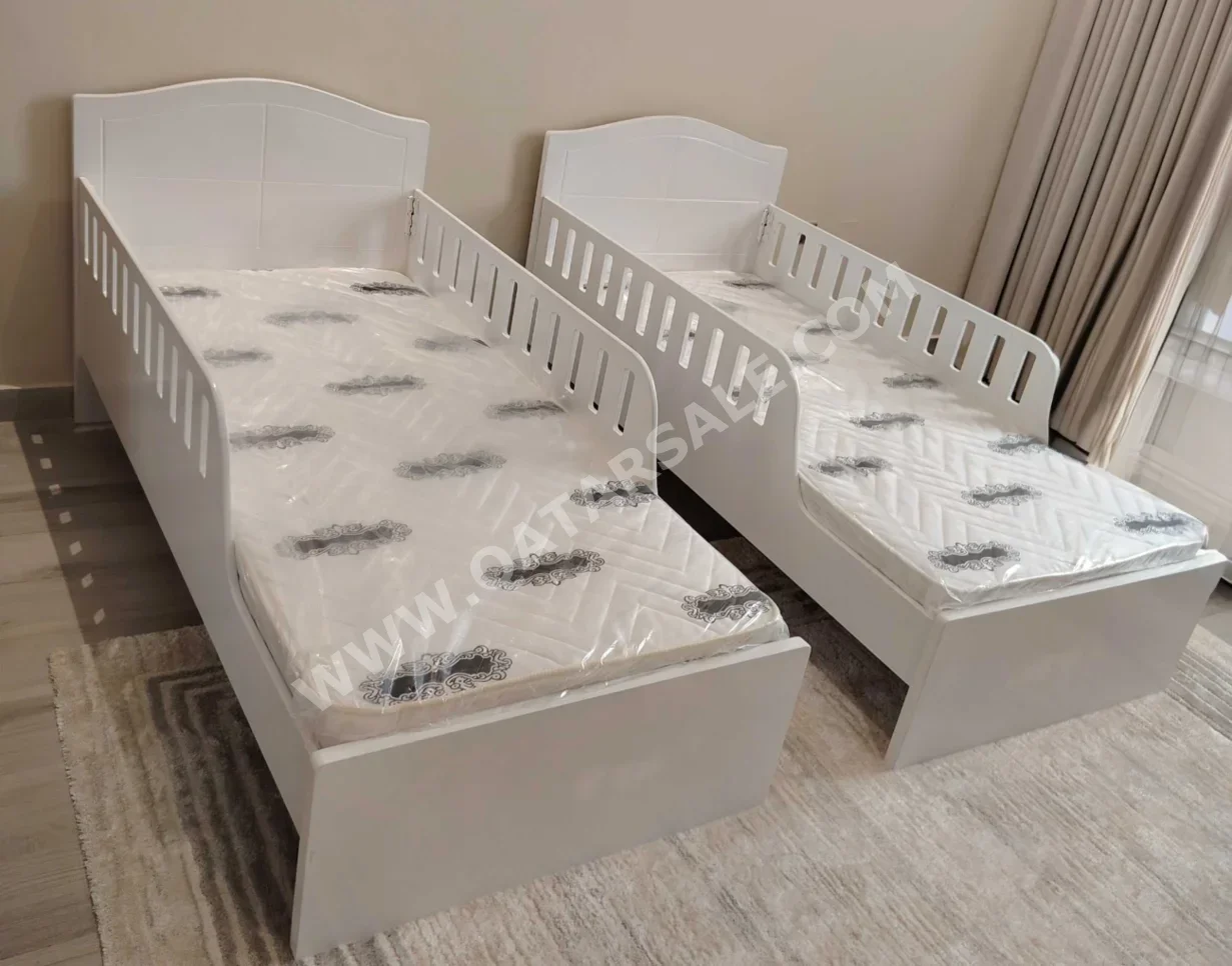 Beds - Single  - White  - Mattress Included