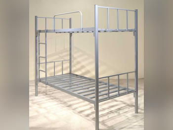 Beds - Double bunk  - Gray  - Mattress Included