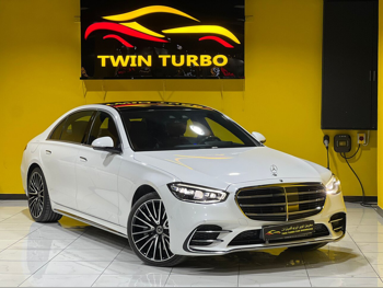 Mercedes-Benz  S-Class  450  2024  Automatic  9,000 Km  6 Cylinder  Rear Wheel Drive (RWD)  Sedan  White  With Warranty