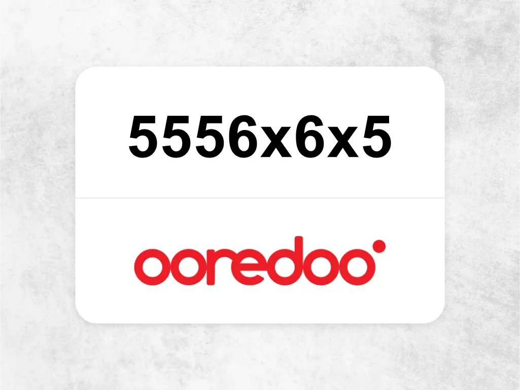 Ooredoo Mobile Phone 5556x6x5