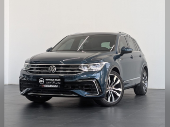 Volkswagen  Tiguan  R-Line  2023  Automatic  46,829 Km  4 Cylinder  Four Wheel Drive (4WD)  SUV  Blue  With Warranty
