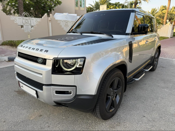 Land Rover  Defender  110 HSE  2023  Automatic  56,000 Km  6 Cylinder  Four Wheel Drive (4WD)  SUV  Silver  With Warranty
