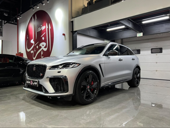 Jaguar F-Pace SVR 2022 Automatic 70,000 Km 8 Cylinder Four Wheel Drive (4WD) SUV Silver Matte