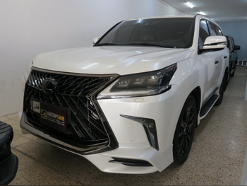 Lexus  LX  570 S Black Edition  2019  Automatic  92,000 Km  8 Cylinder  Four Wheel Drive (4WD)  SUV  White