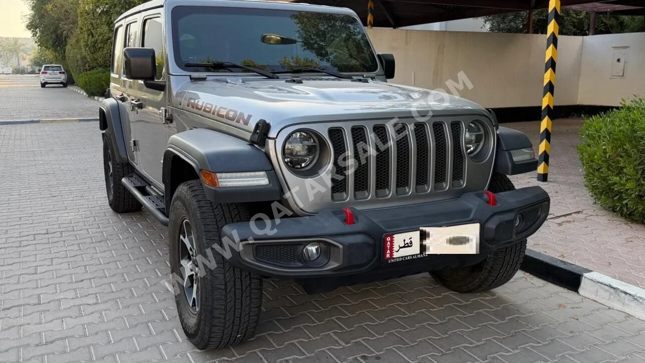 جييب رانجلار روبيكون 2020 اوتوماتيك 115,000 كم 6 سلندر دفع رباعي اس يو في رمادي