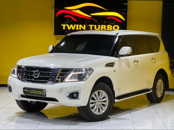 Nissan  Patrol  SE  2015  Automatic  349,000 Km  8 Cylinder  Four Wheel Drive (4WD)  SUV  White
