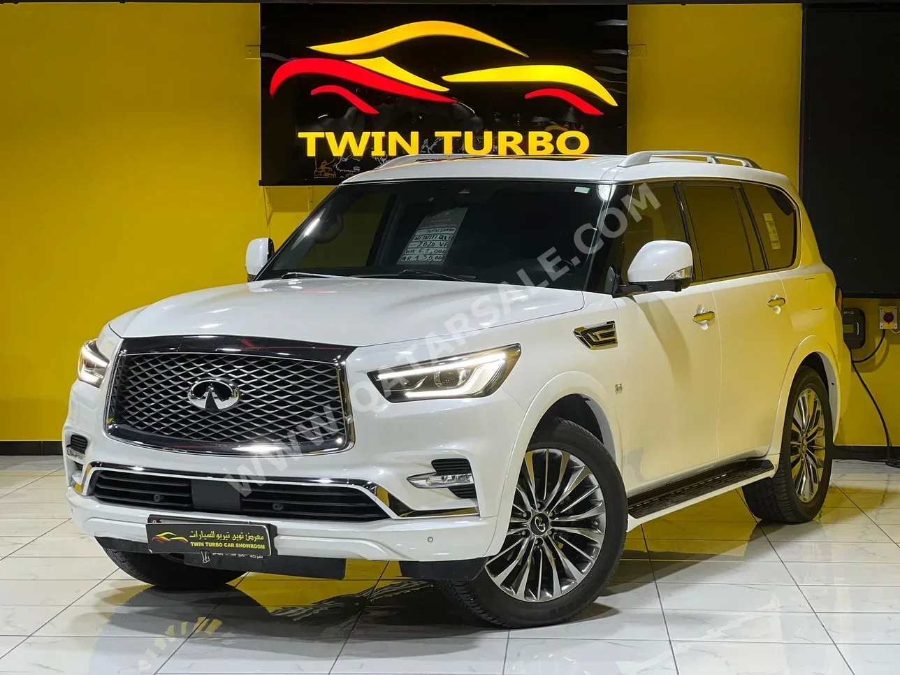 Infiniti QX 80 2020 Automatic 62,000 Km 8 Cylinder Four Wheel Drive (4WD) SUV White