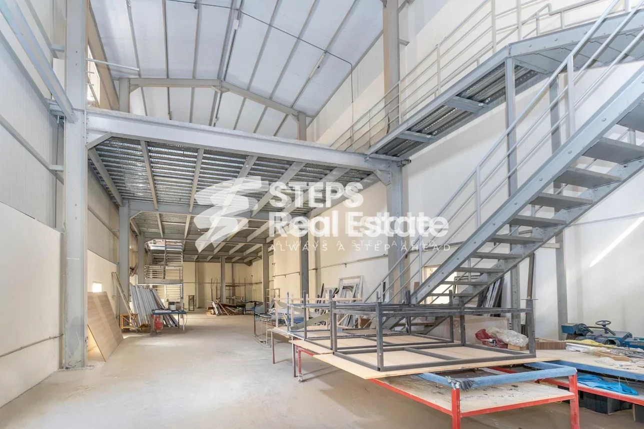 Warehouses & Stores - Al Wakrah - Wadi Aba Seleel -Area Size: 1000 Square Meter