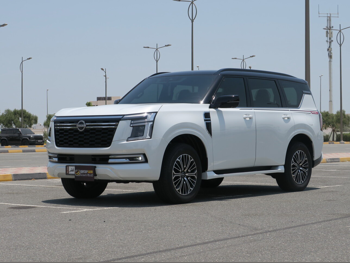 Nissan Patrol Platinum 2026 Automatic 3,800 Km 6 Cylinder Four Wheel Drive (4WD) SUV White With Warranty
