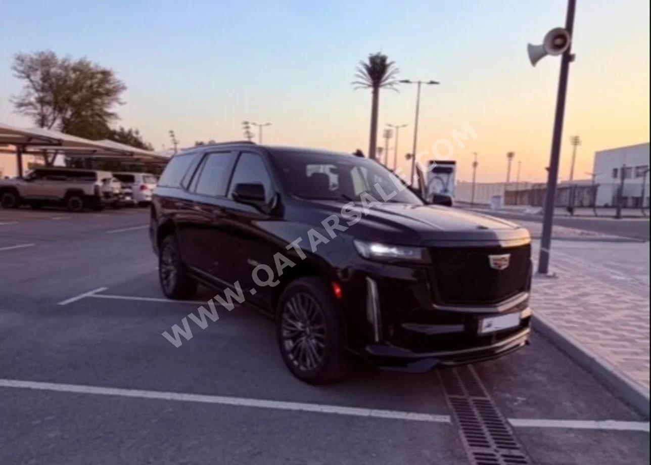 Cadillac Escalade V Supercharged 2023 Automatic 50,000 Km 8 Cylinder Four Wheel Drive (4WD) SUV Black With Warranty