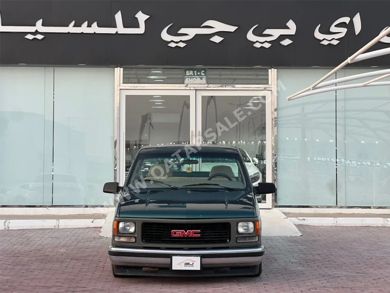 جي ام سي بيك اب 1995 عادي 200,000 كم 8 سلندر دفع رباعي بيكب أخضر