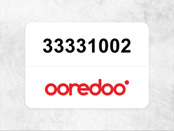 Ooredoo Mobile Phone  33331002