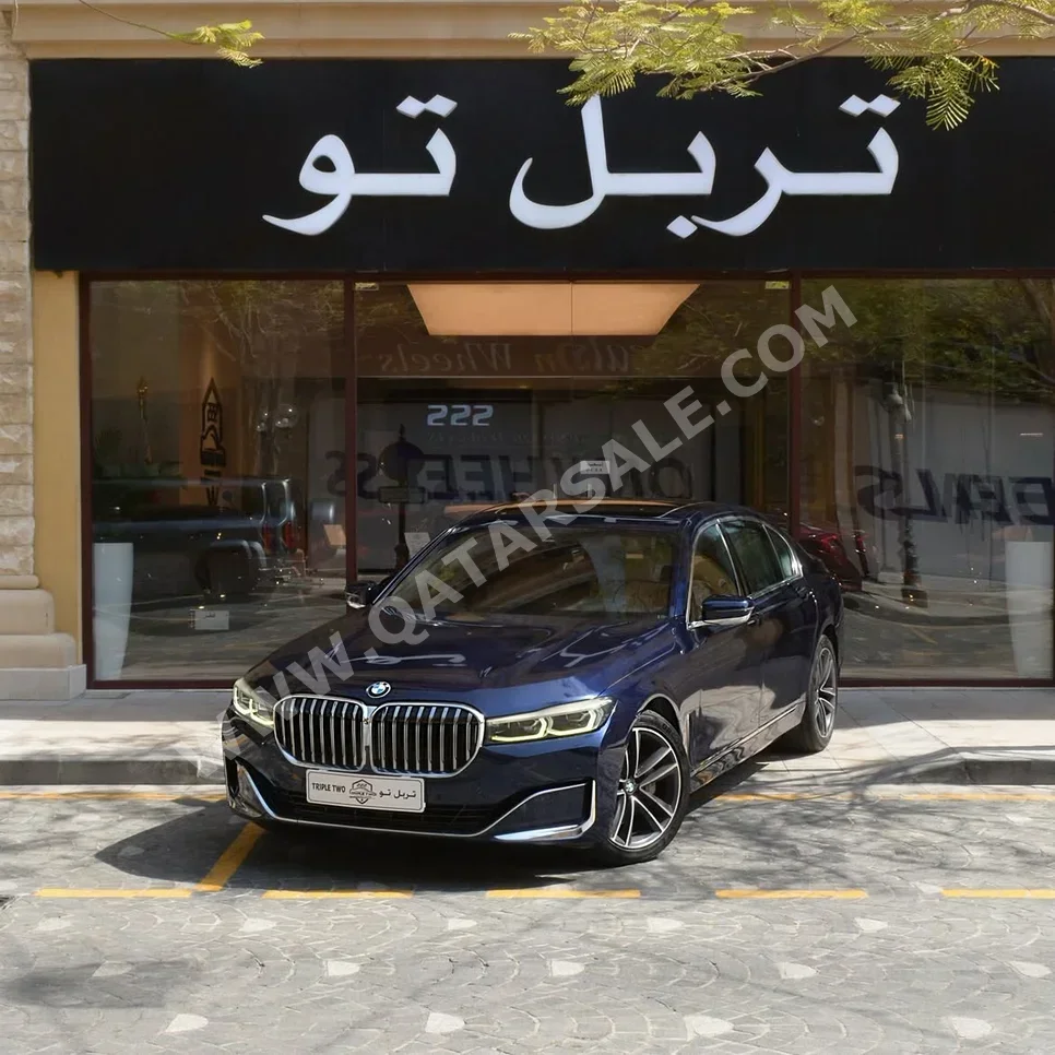BMW 7-Series 730 Li 2020 Automatic 77,150 Km 6 Cylinder Rear Wheel Drive (RWD) Sedan Dark Blue