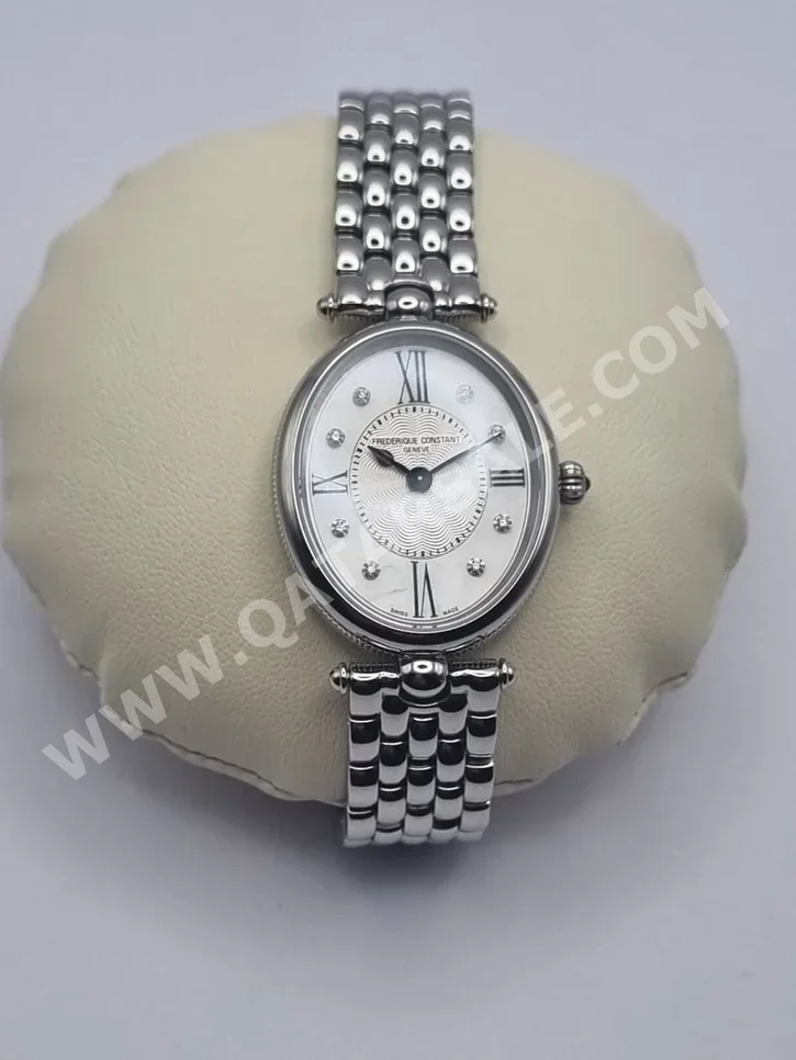 Watches - Frederique Constant - Quartz Watch - Silver - Women Watches