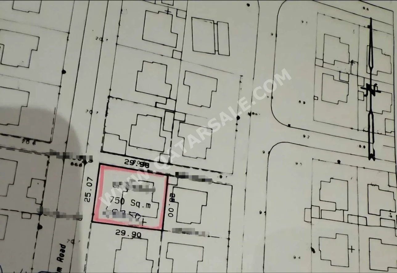 Lands For Sale in Al Rayyan -Area Size 750 Square Meter