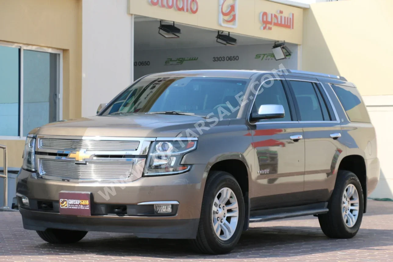 Chevrolet Tahoe LT 2016 Automatic 130,000 Km 8 Cylinder Four Wheel Drive (4WD) SUV Brown