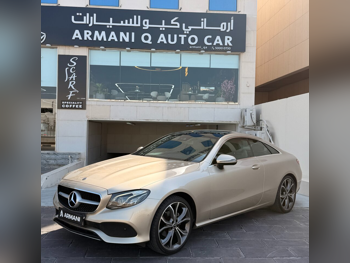 مرسيدس - بنز اي - كلاس 200 2017 اوتوماتيك 48,900 كم 4 سلندر دفع خلفي كوبيه \ سبورت ذهبي