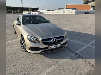 Mercedes-Benz  E-Class  200  2017  Automatic  48,900 Km  4 Cylinder  Rear Wheel Drive (RWD)  Coupe / Sport  Gold