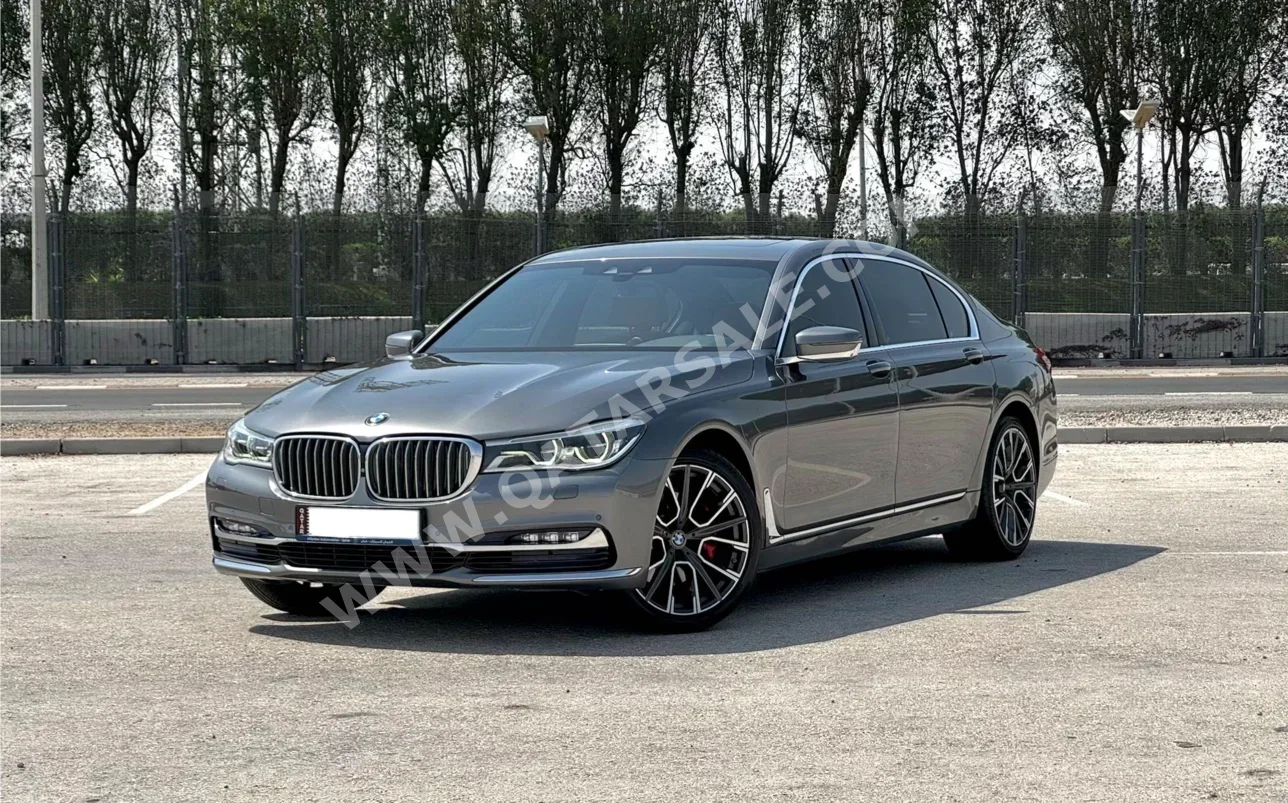 BMW 7-Series 730 Li 2016 Automatic 102,000 Km 4 Cylinder Rear Wheel Drive (RWD) Sedan Gray