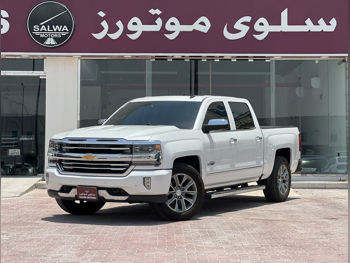 شفروليه سلفرادو هاي كاونتري 2016 اوتوماتيك 153,000 كم 8 سلندر دفع رباعي بيكب أبيض