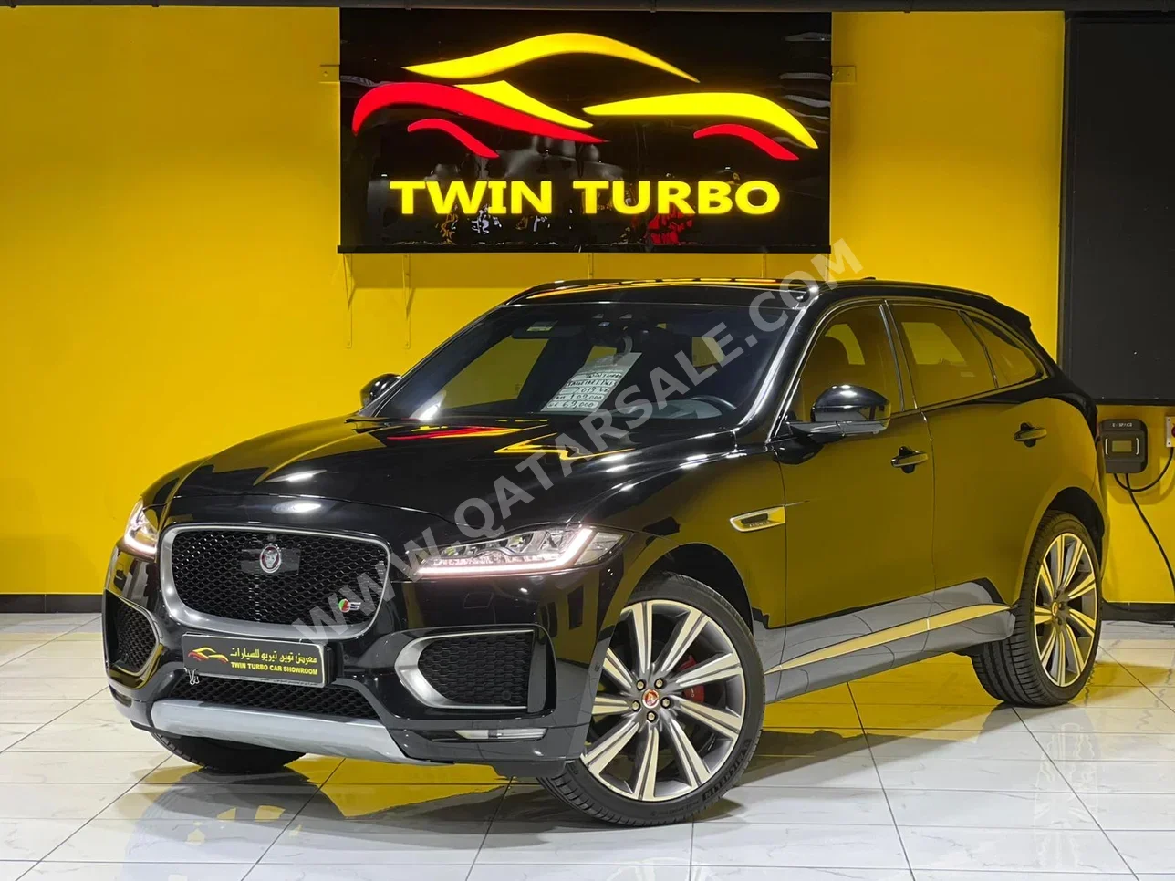 Jaguar F-Pace 2019 Automatic 109,000 Km 4 Cylinder Four Wheel Drive (4WD) SUV Black