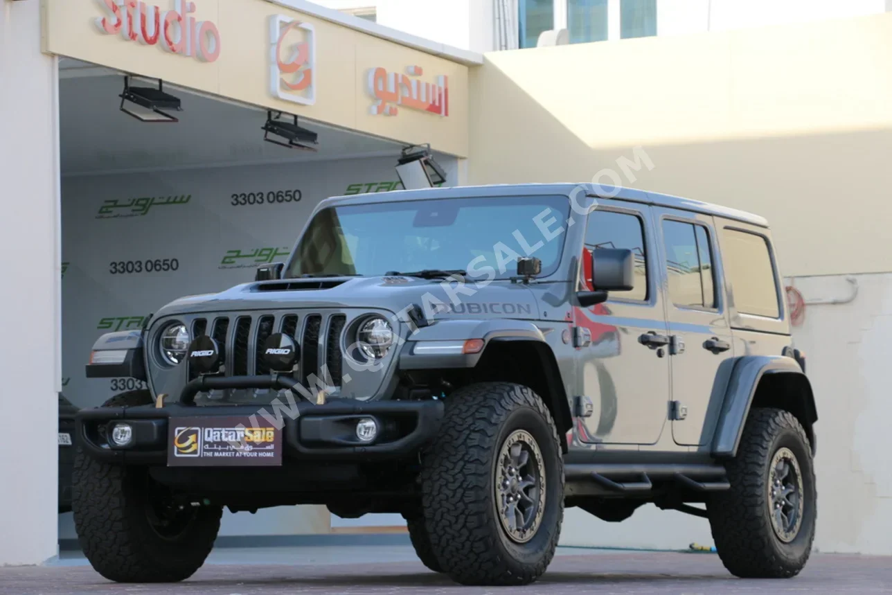 Jeep Wrangler 392 2022 Automatic 48,000 Km 8 Cylinder Four Wheel Drive (4WD) SUV Gray With Warranty