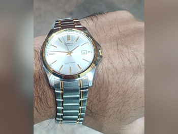 ساعات - كاسيو  - ساعات ميكانيكية  - فضة  - ساعات رجالي