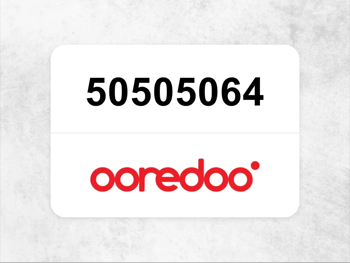 جوال اوريدو  50505064