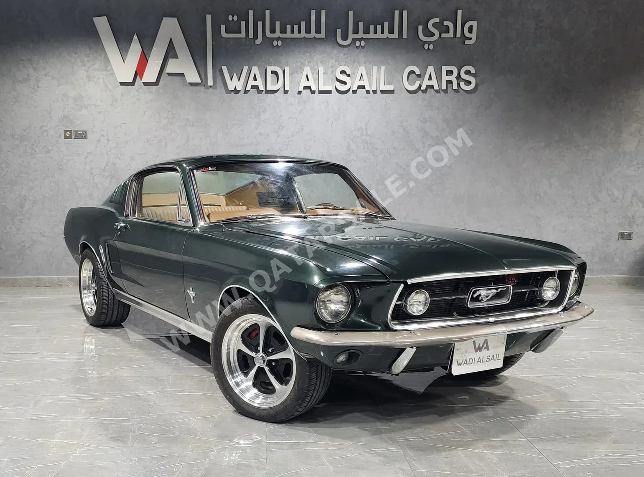 Ford  Mustang  Fastback  1968  Manual  33,000 Km  8 Cylinder  Rear Wheel Drive (RWD)  Classic  Green