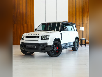 Land Rover  Defender  110 HSE  2023  Automatic  82,000 Km  6 Cylinder  Four Wheel Drive (4WD)  SUV  White  With Warranty