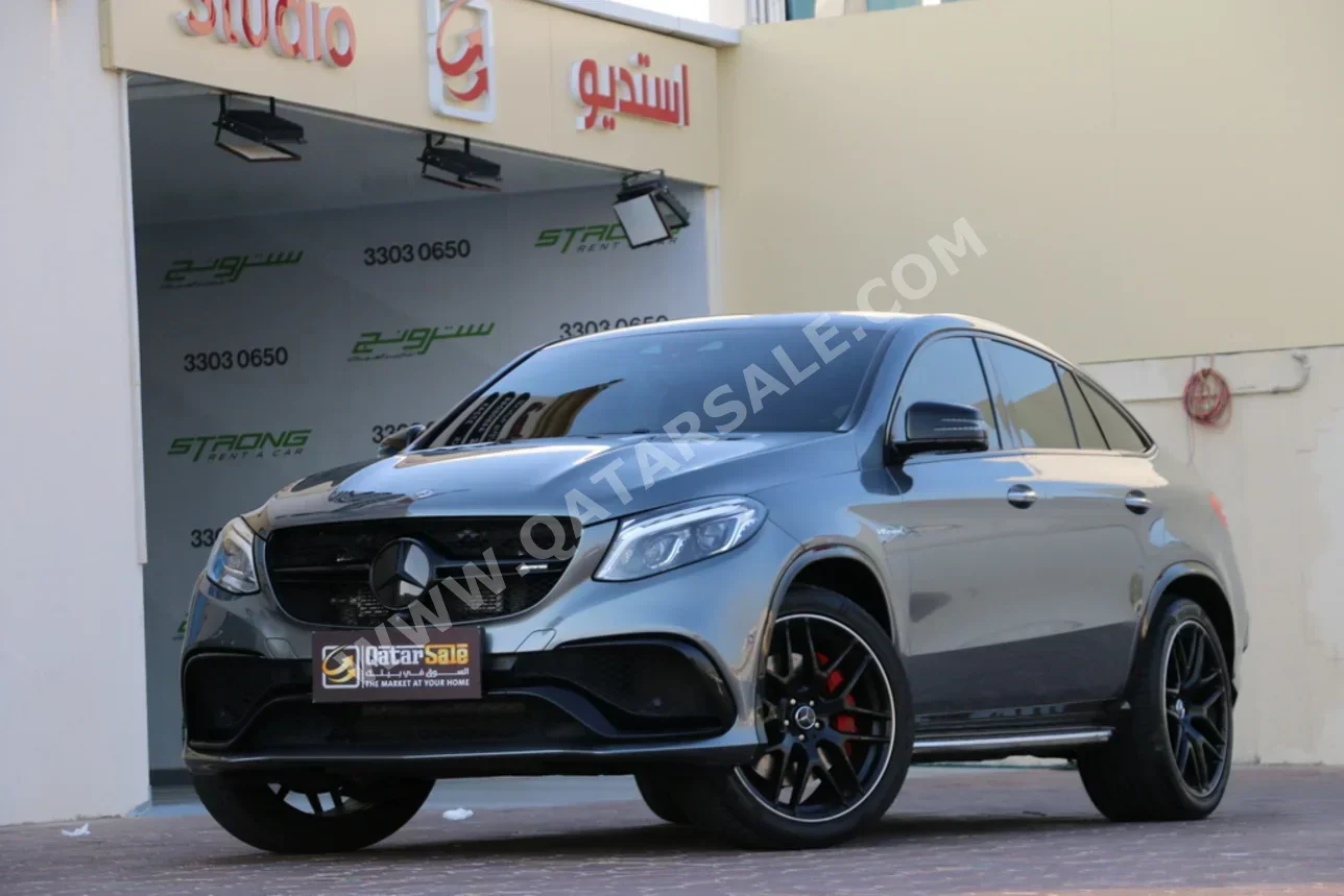 مرسيدس - بنز جي ال اي 63S AMG COUPE 2019 اوتوماتيك 107,000 كم 8 سلندر دفع رباعي اس يو في رمادي