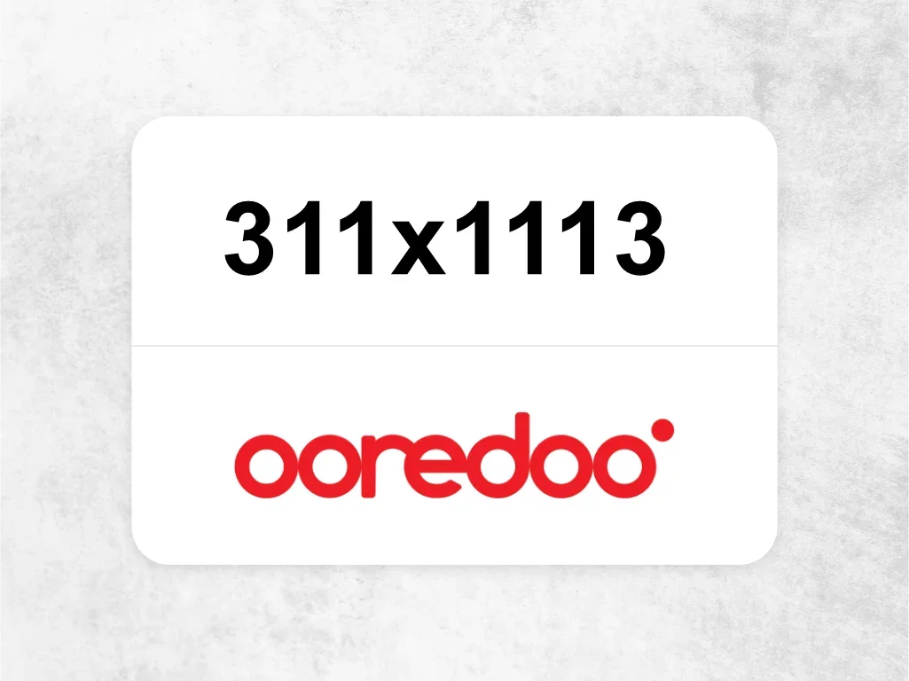 Ooredoo Mobile Phone 311x1113