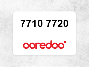 Ooredoo Mobile Phone  7710 7720