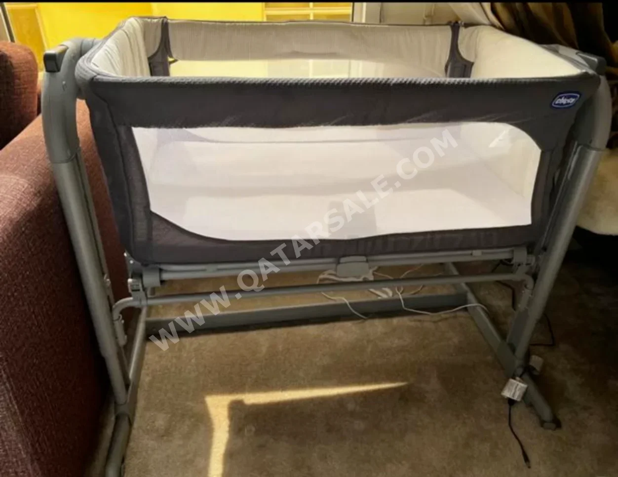 Kids Beds - Baby Crib  - Gray