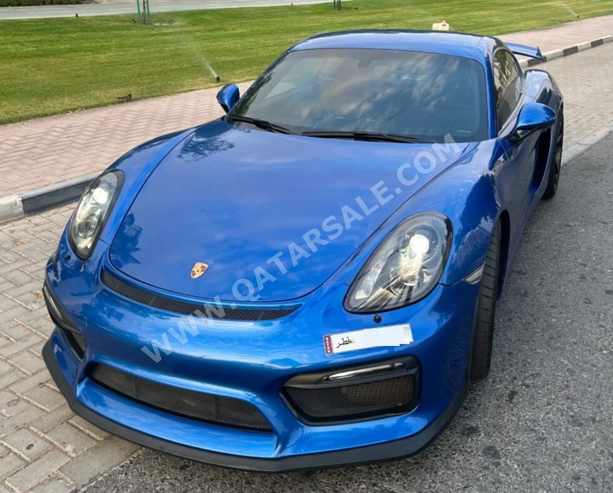 Porsche Cayman GT4 2016 Manual 19,800 Km 6 Cylinder Rear Wheel Drive (RWD) Coupe / Sport Blue With Warranty
