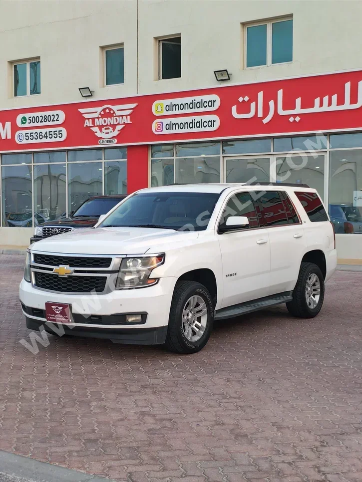 Chevrolet  Tahoe  2015  Automatic  249,000 Km  8 Cylinder  Four Wheel Drive (4WD)  SUV  White