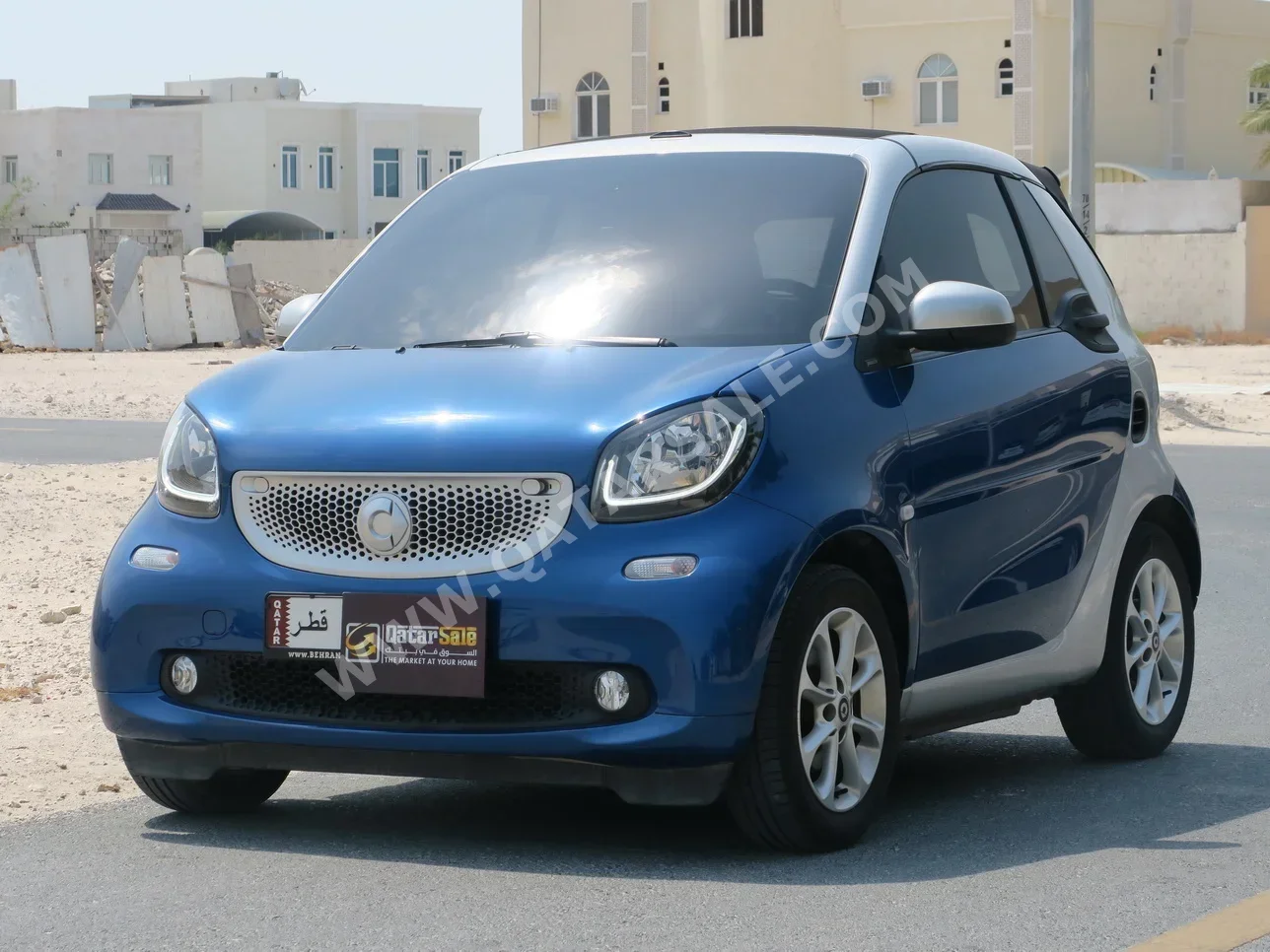 Smart Passion 2016 Automatic 59,000 Km 3 Cylinder Front Wheel Drive (FWD) Convertible Blue and Silver
