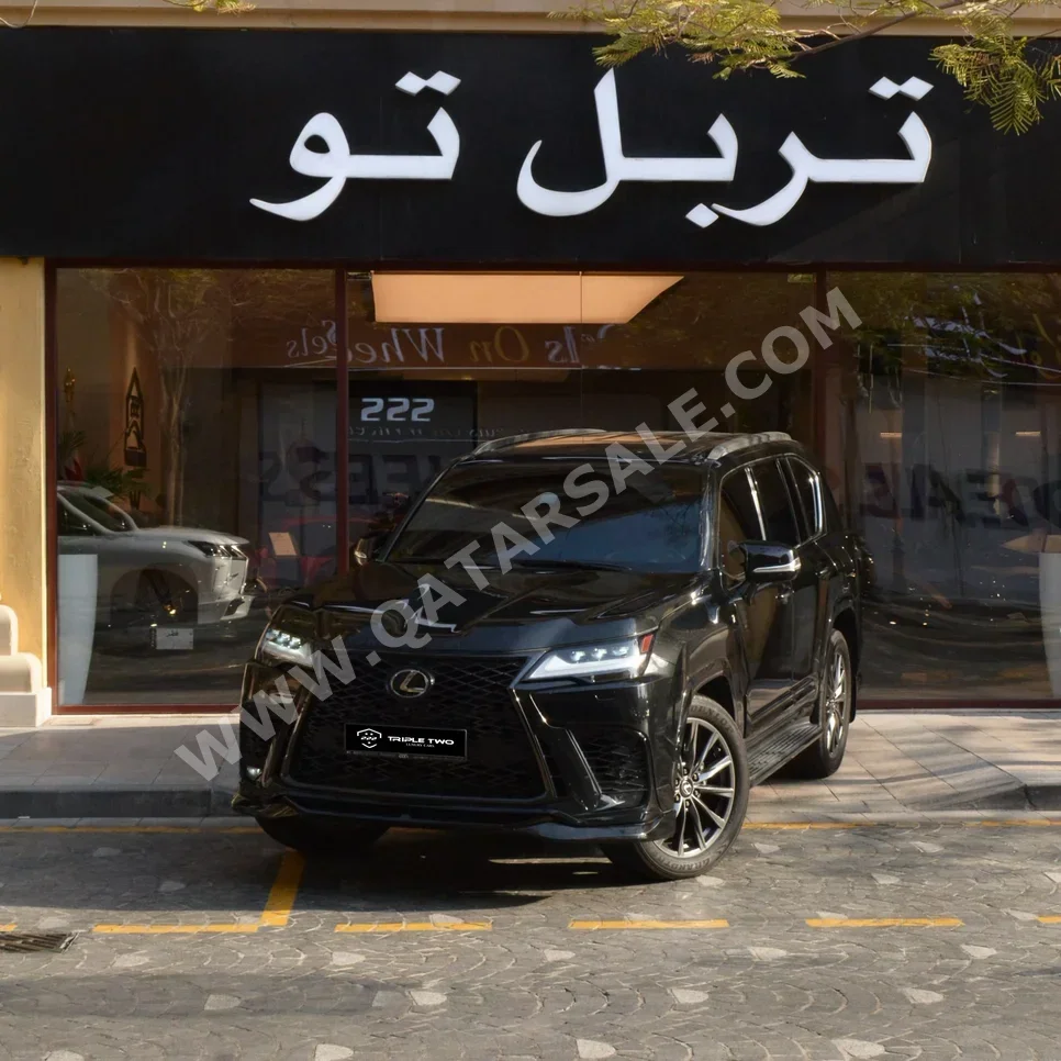Lexus  LX  600 F Sport  2023  Automatic  95,188 Km  6 Cylinder  Four Wheel Drive (4WD)  SUV  Black