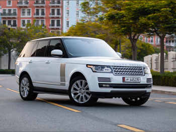 Land Rover  Range Rover  Vogue HSE Super charged  2016  Automatic  130,000 Km  8 Cylinder  All Wheel Drive (AWD)  SUV  White