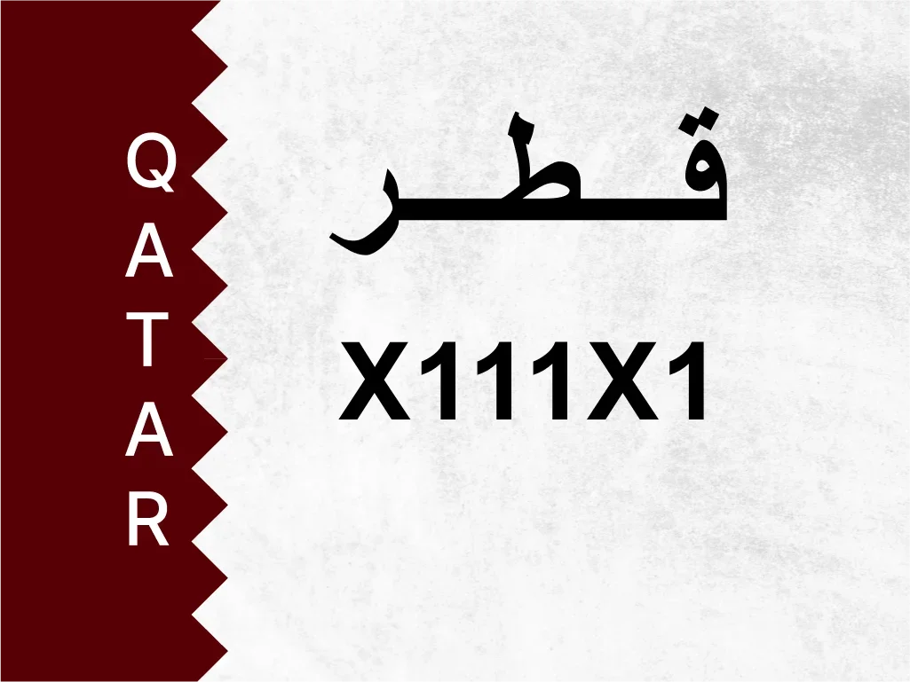 رقم خاص X111X1 رقم مميز