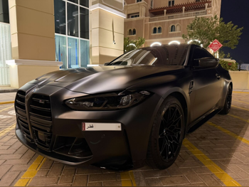 BMW M-Series 4 Competition 2021 Automatic 114,000 Km 6 Cylinder Rear Wheel Drive (RWD) Sedan Black Matte With Warranty